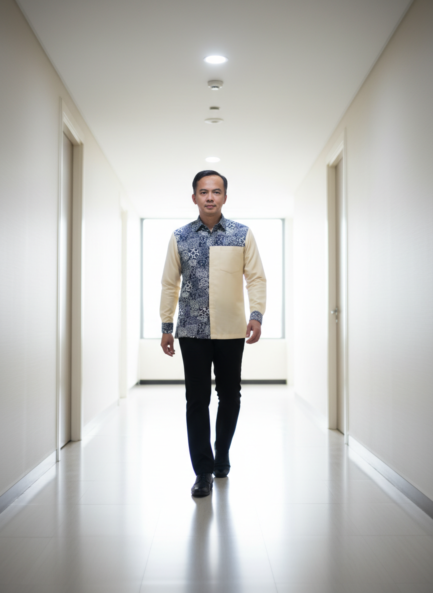 content_model_3_langkah_berkelas_di_koridor_kantor.png